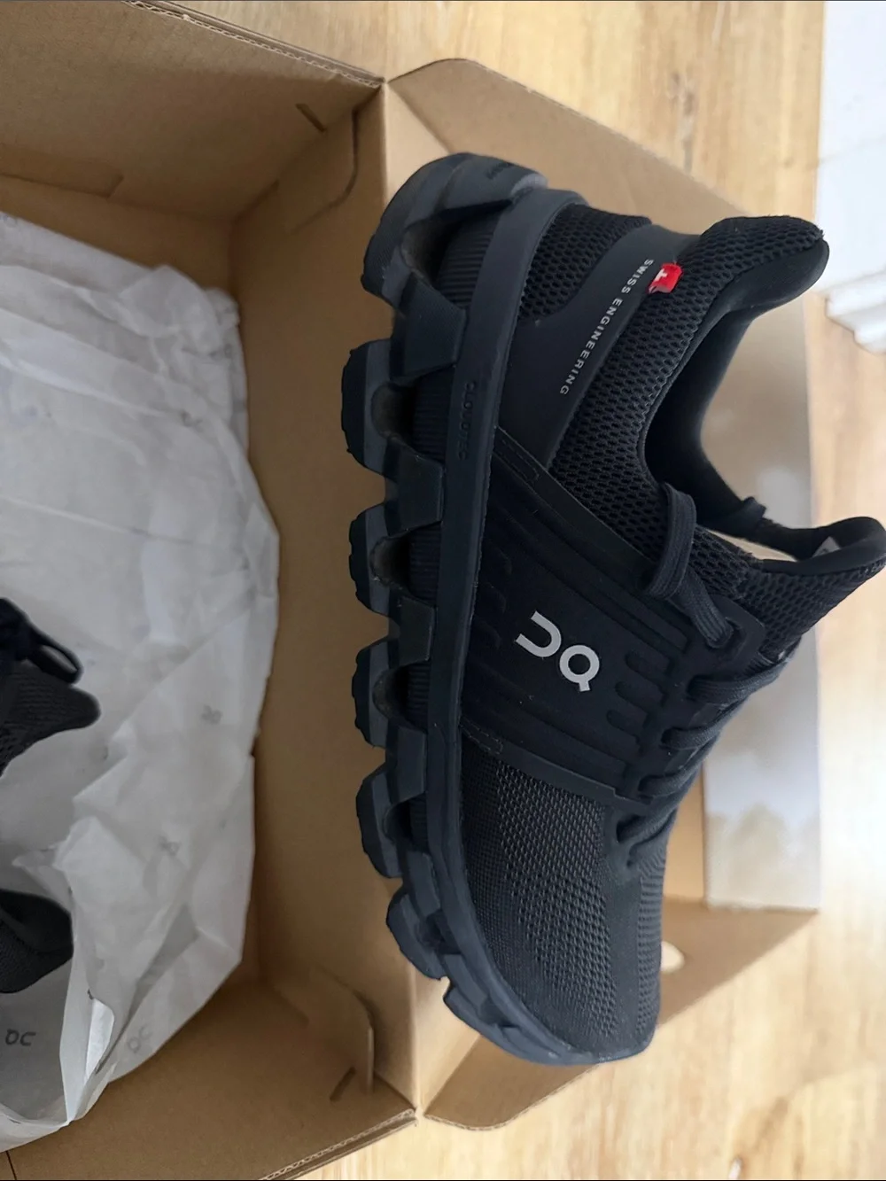 On Cloud All-Black Women's Athletic Shoes